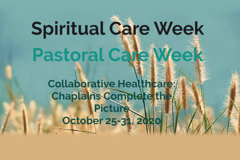 Pastoral Care Week poster