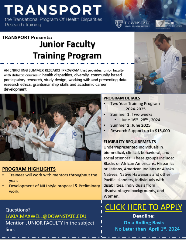 Junior Faculty Training Program