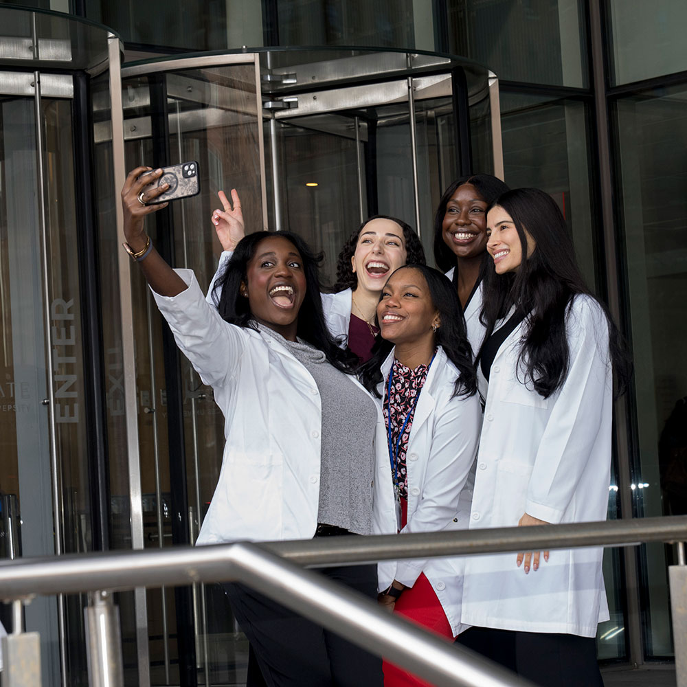 Dermatology Residents taking a selfie