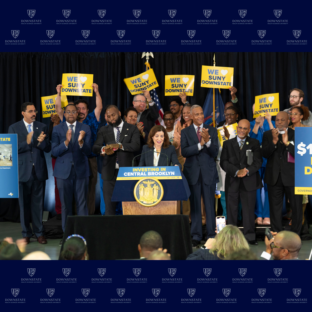 Governor Kathy Hochul on stage