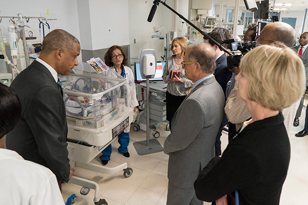 photo of Trustees in hospital