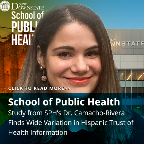 Study from SPH’s Dr. Camacho-Rivera Finds Wide Variation in Hispanic Trust of Health Information