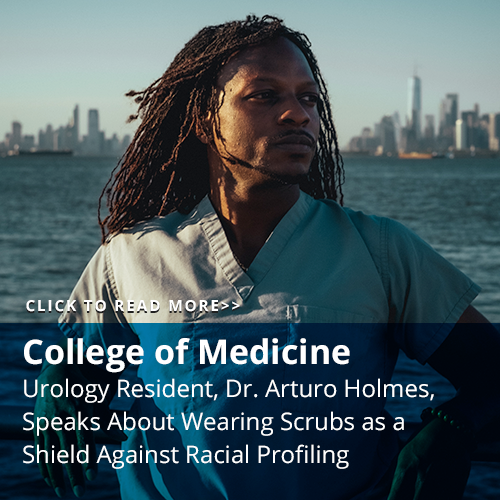 Urology Resident, Dr. Arturo Holmes, Speaks About Wearing Scrubs as a Shield Against Racial Profiling