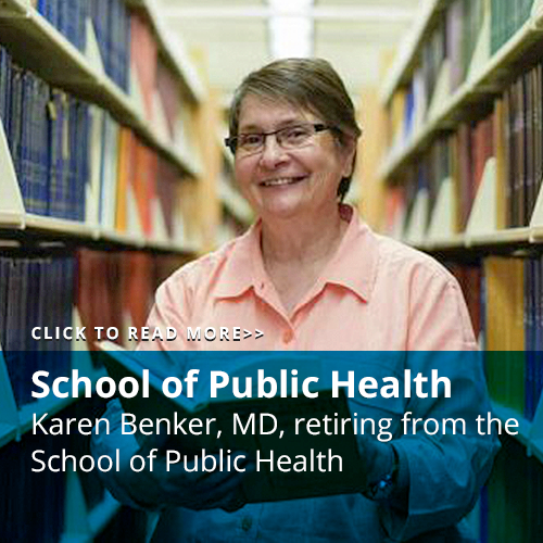 Karen Benker, MD, retiring from the School of Public Health