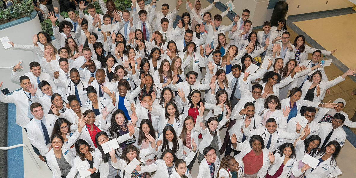 White Coat Wide Group Photo