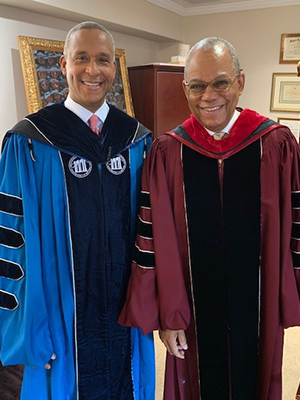 President Riley & Rev. Calvin Butts