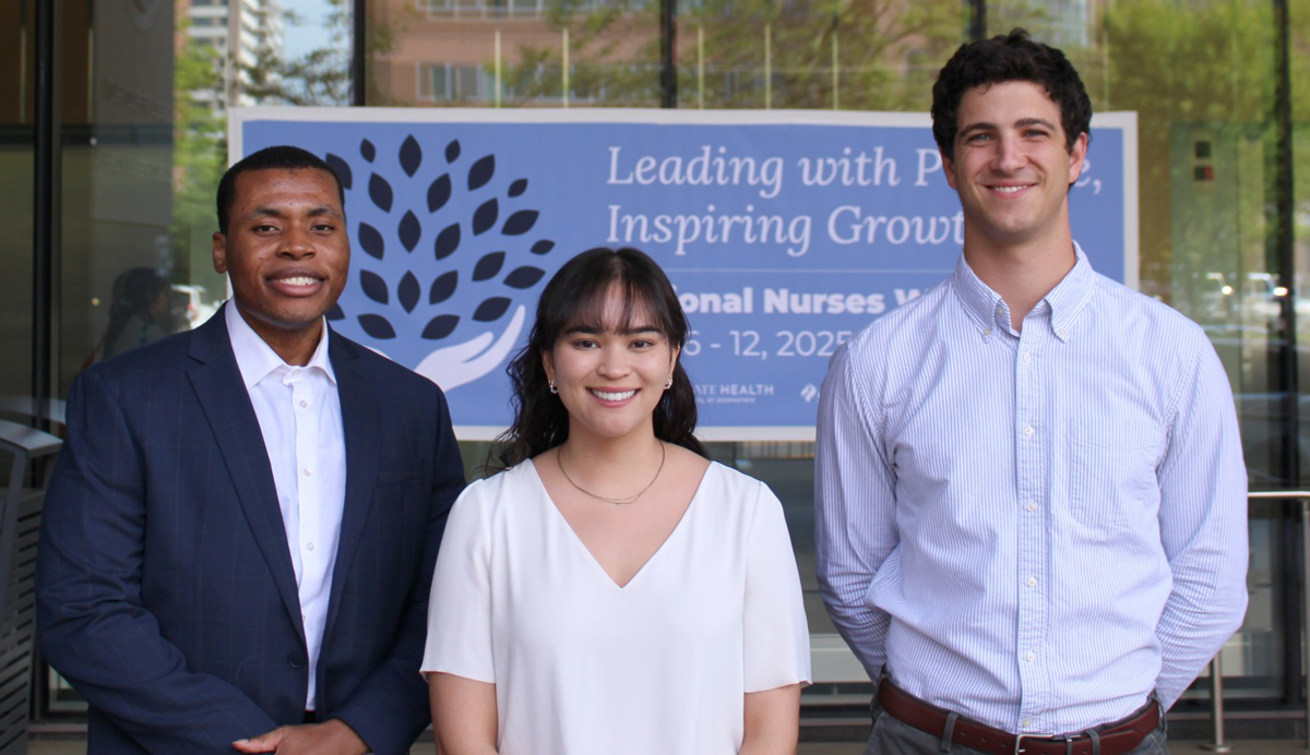 photo of three students
