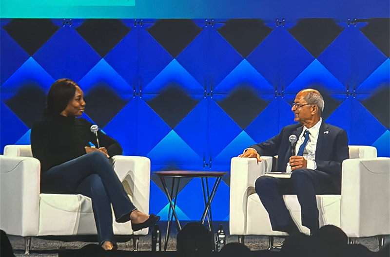Venus Williams and Dr. Viswanathan