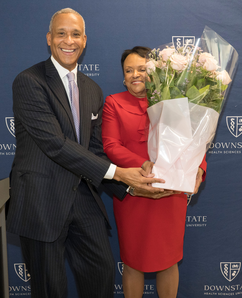 photo of Wayne Riley and Pat Winston