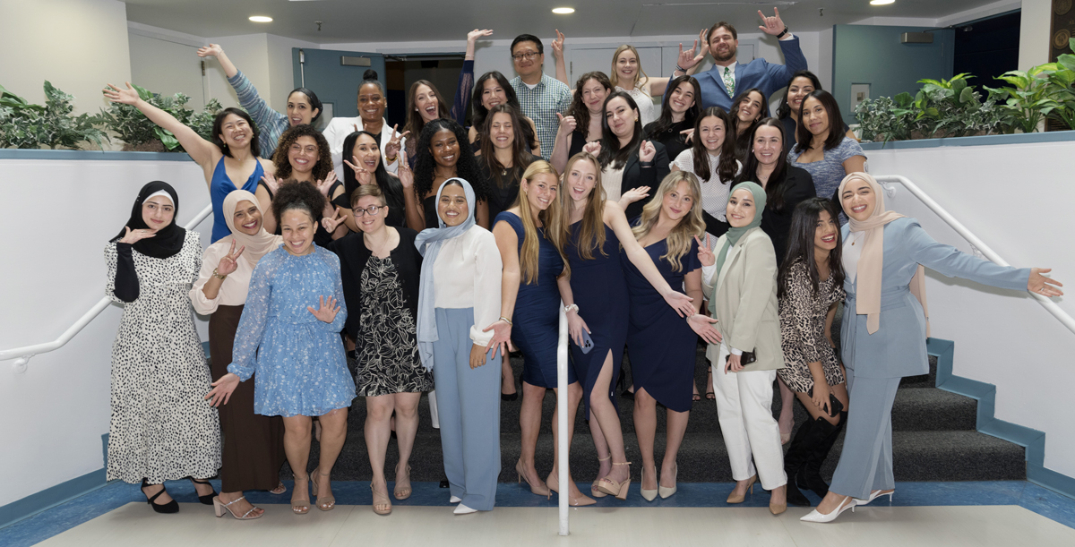 OT group photo before white coat