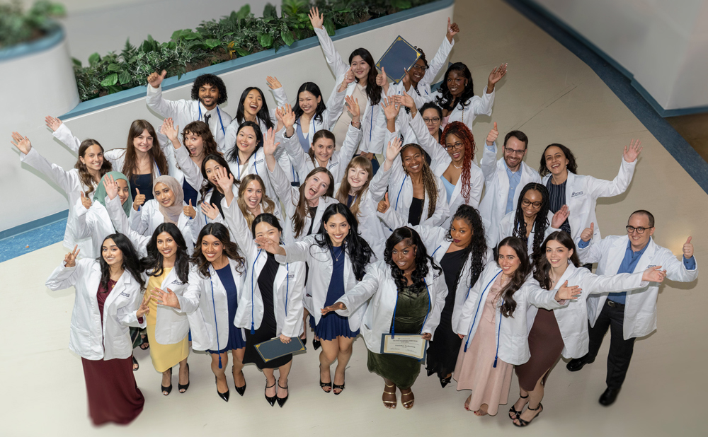OT group photo with white coats