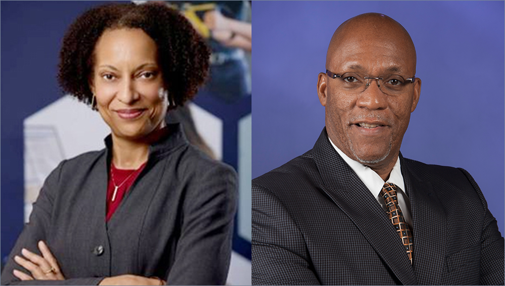 Left to Right: Brigitte C. Desport, D.P.S., OTR/L, BCP, ATP, and Allen N. Lewis, Jr., PhD, CRC