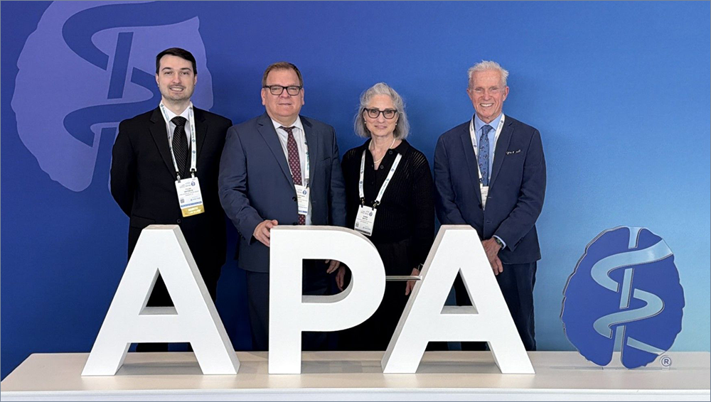 Medical Leadership Group behind APA logo
