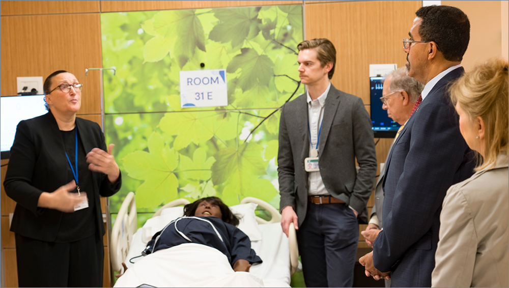 SUNY Leaders Tour Downstate’s Nursing Simulation Center