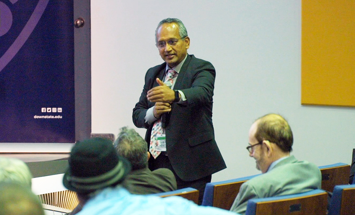 speaker at town hall