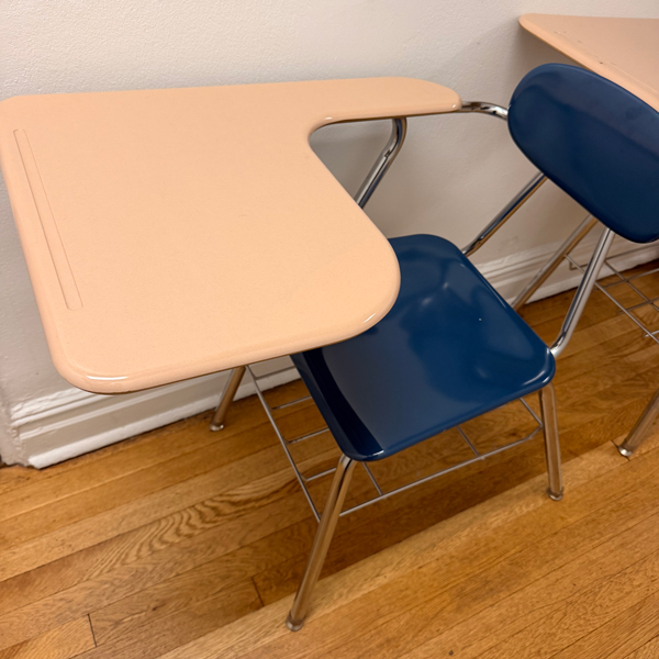 blue chairs