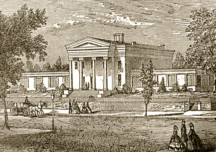 illustration of mansion