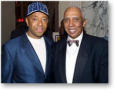 photo of Dr. Deas with Russell Simmons