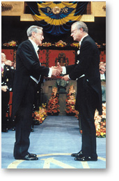 Dr Robert Furchgott and the King of Sweden