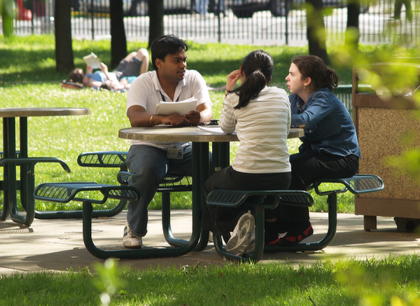 Student in The Grove