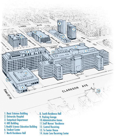 Map of Downstate