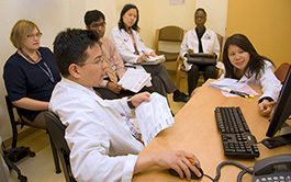 photo of Dr. Alison Baird with residents