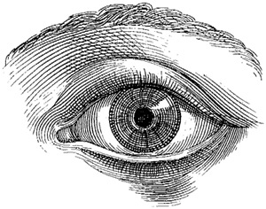 ethcing of eye