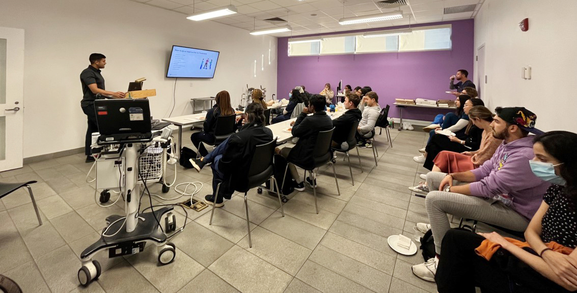 photo of classroom with students