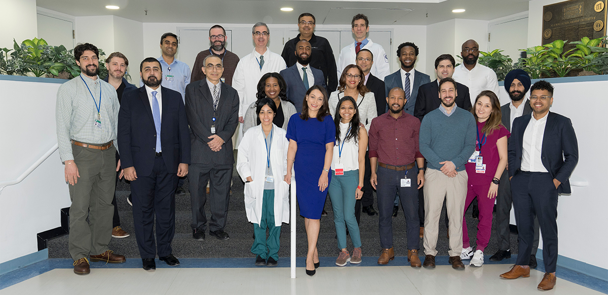 group photo of staff, faculty, and fellows