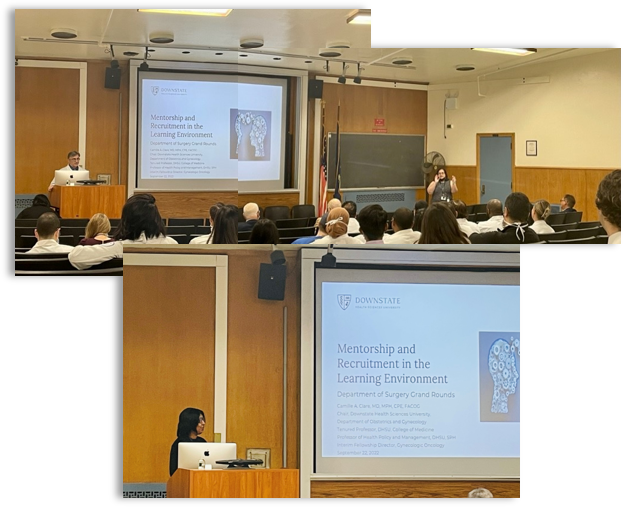 Images of inaugural DoS Grand Rounds
