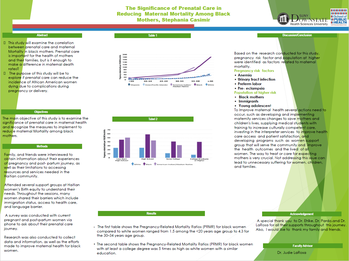 Stephania Casimir's CE Poster