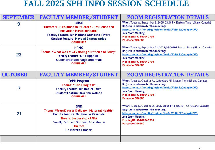 Info Session