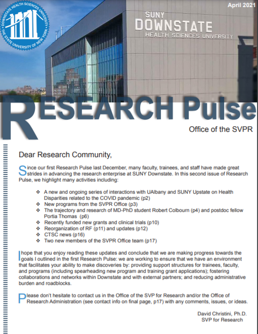 Research Pulse April 2021 Issue Cover