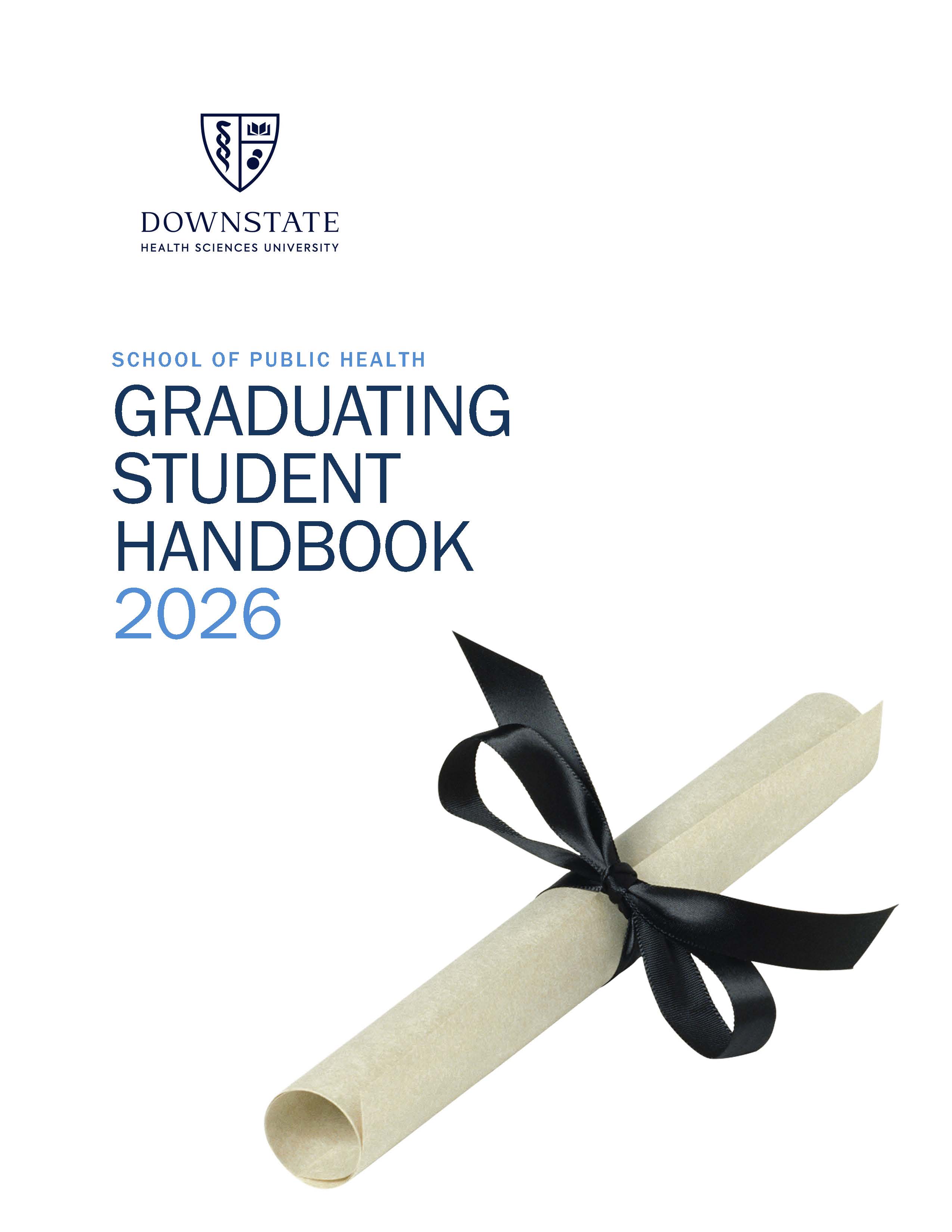 Cover of Commencement Handbook for the College of Medicine