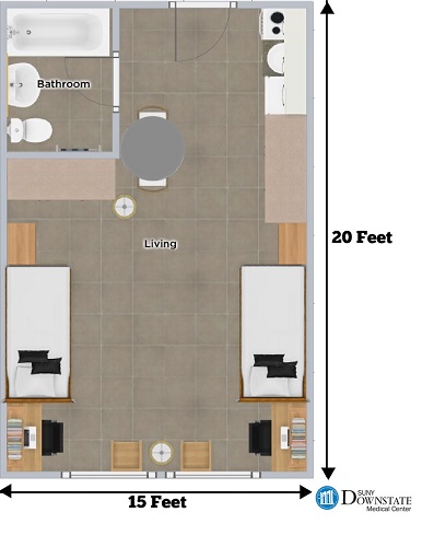 Studio Apartment Floor Plan