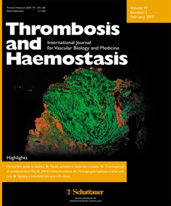 Thrombosis and Hemostasis (Sorry, I used the US Spelling)