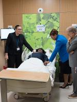 Trustees Tour Nursing Simulation Center