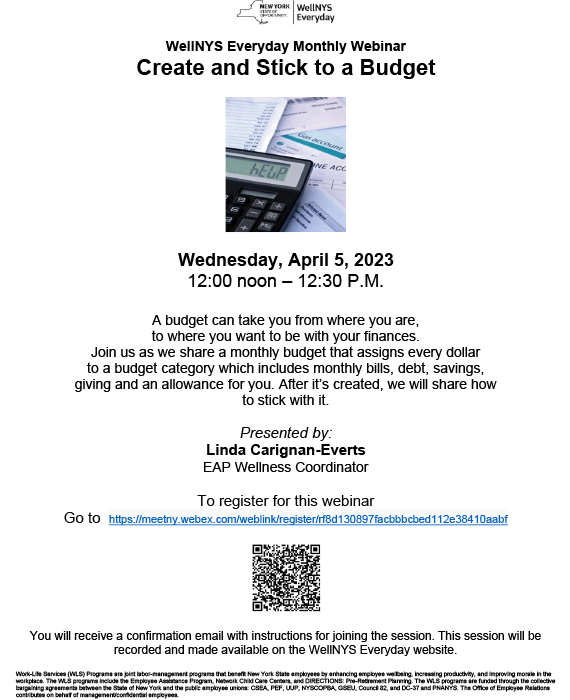 April Wellness Webinar