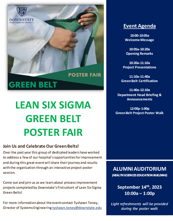 Green Belt Poster Fair