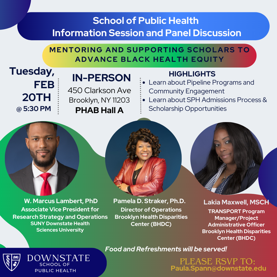 SPH Info Session and Panel Discussion
