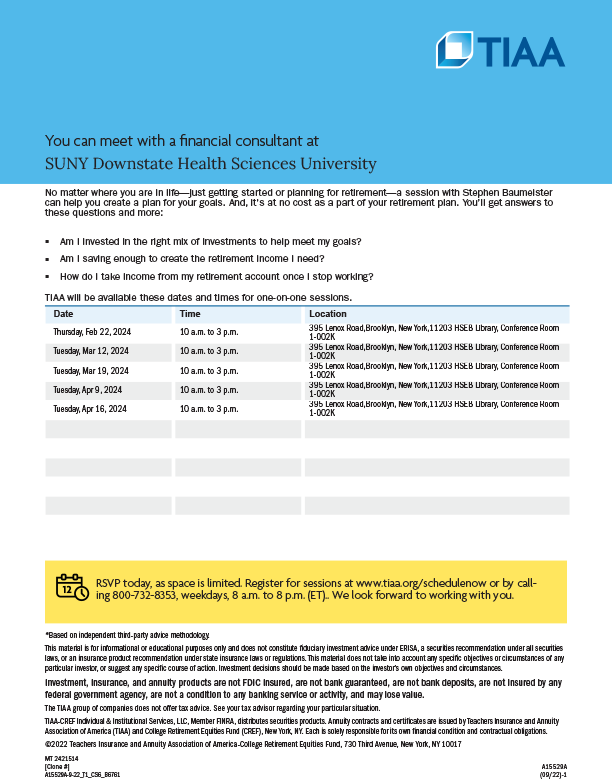 TIAA Consultations