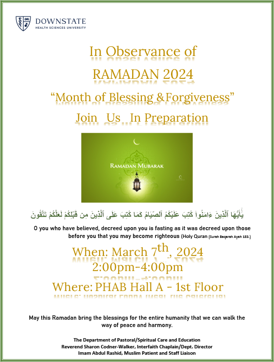 Ramadan Flyer 2024 PHAB HALL A