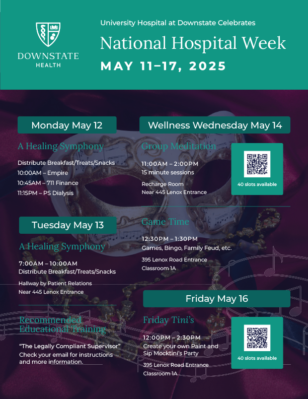 Hospital Week Flyer
