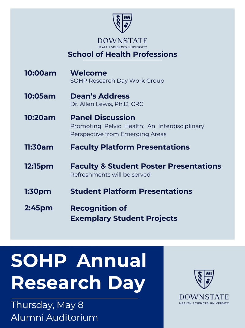 SOHP Research Schedule