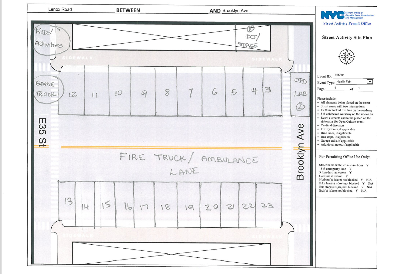 Activity Site Plan