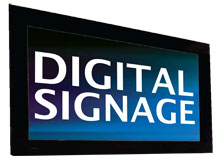 graphic saying Digital Signage