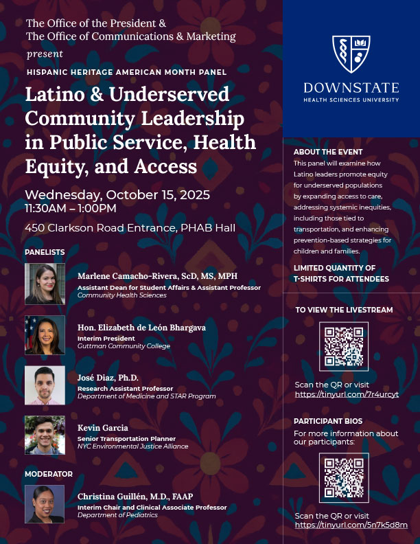 Hispanic Heritage Month Panel