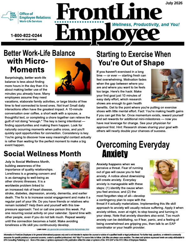 Frontline Employee Newsletter
