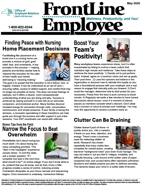 Frontline Employee Newsletter