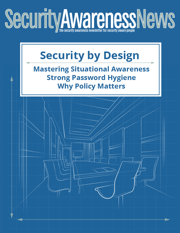 Information Security Awareness May Cover